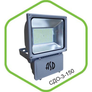 Прожектор светодиодный СДО-3-150 150Вт 160-260В 6500К 12000Лм IP65 ASD
