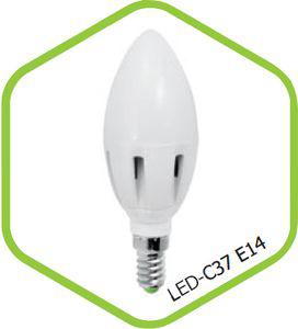 Лампа светодиодная LED-СВЕЧА-standard 3.5Вт 160-260В Е14 3000К 300Лм ASD